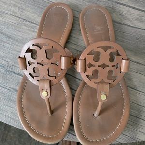 Tory Burch Miller Sandals in brown size 6